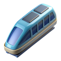 spectacular nordic Hyper-specific, concept art style, isolated cutout of a single, magnetic levitation train carriage with Transparent Background precision png