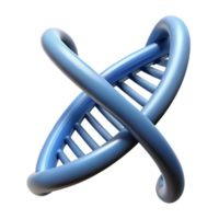 deslumbrante contemporâneo hiperespecífico, profissional render do uma solteiro, abstrato, dna hélice, ultra-detalhado, isolado Cortar fora com transparente fundo habilmente tiro png