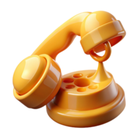 sumptuous artistic Hyper-specific, professional render of a single, levitating, vintage telephone receiver dripping with honey Isolated cutout with Transparent Background high resolution png