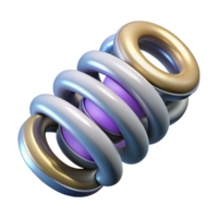 timeless baroque Hyper-specific, ultra-detailed concept art style biomechanical spring, isolated cutout, professional render with Transparent Background 4K png