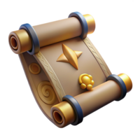 playful hypnotic An ancient scroll, covered in cryptic symbols with Transparent Background gallery standard png