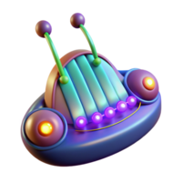 sumptuous harmonious impressionist Alien musical instrument, glowing strings, unusual shape with Transparent Background high resolution png