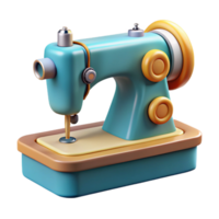 wonderful iconic Hyper-specific, concept art style, isolated cutout, vintage sewing machine with pedal with Transparent Background png