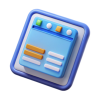 picturesque geometric Tablet computer displaying a website with Transparent Background expertly shot png