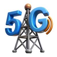 hypnotic sought-after G cellular network tower with Transparent Background png