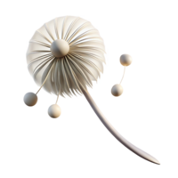 serene vintage A Single Dandelion Seedhead Blowing in high resolution png