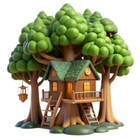 extraordinary rustic A Treehouse Built Into Giant Redwood detailed png