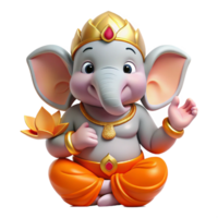 impressive rustic A Benevolent Ganesha the Elephant high resolution png