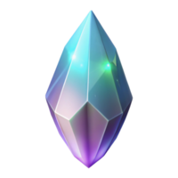 magnificent vintage A Single Glowing Crystal Ethereal high resolution png