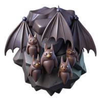 magnificent contemporary A Colony of Bats Hanging Upside Down in premium png