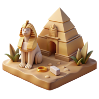 magnificent classic A Solitary Sphinx Guarding an Ancient high resolution png