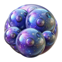 wonderful classic Interlocking Translucent Orbs of 4K png