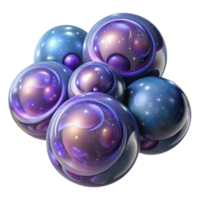 dramatic creative Interlocking Translucent Orbs of high resolution png