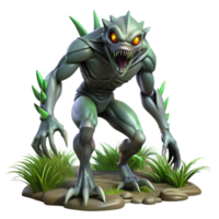 beautiful artistic A Powerful Biomechanical Creature authentic png