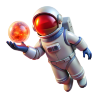 impressive modern A Lone Astronaut Adrift in the Vastness 4K png