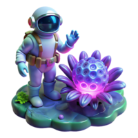 impressive rustic Astronaut Tethered to professional png