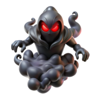 stunning minimalist A Floating Spectral Figure Composed of high quality png