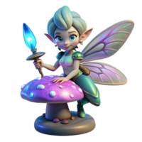 magnificent vintage A Whimsical Mischievous Pixie with original png