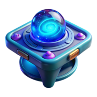 wonderful artistic A Holographic Map of a Galaxy Displayed exclusive png