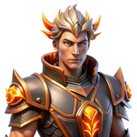 wonderful rustic Portrait of a Fantasy Warrior with Ornate exclusive png