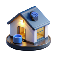vibrant minimalist A Smart Home Controlled by Voice Commands exclusive png
