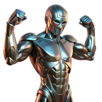 wonderful abstract A Futuristic Exoskeleton Enhancing Human high quality png