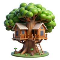 wonderful artistic An Intricate Treehouse Built Into a Giant premium png
