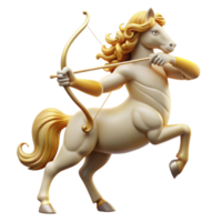 vibrant artistic A Powerful Centaur with Intricately high quality png