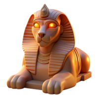 dramatic abstract A Wise Sphinx with Enigmatic Eyes and professional png