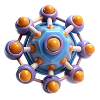 serene rustic A Group of Nanobots Assembling a Complex detailed png