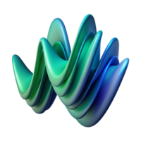 serene artistic An Abstract Representation of Sound Waves high resolution png