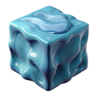 impressive rustic A Melting Ice Cube Close Up Transparent professional png