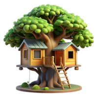beautiful rustic A Treehouse Built Into a Giant Redwood high quality png