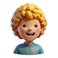 magnificent rustic Portrait of a Child with Curly Blonde high quality png