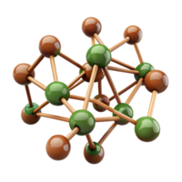 serene abstract A Complex Network of Interconnected high quality png