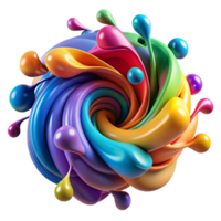 dramatic modern A Dynamic Composition of Swirling 4K png