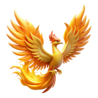 dramatic vintage A Majestic Phoenix Rising from Its Ashes high resolution png