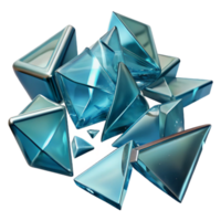 beautiful vintage Broken Glass Fragments Cutout with Realistic Transparency high resolution png
