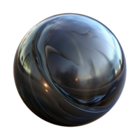 magnificent modern Dark Glass Distortion Reflection with Transparent Background professional png