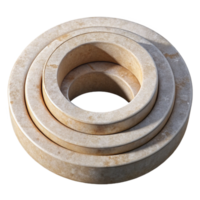 extraordinary rustic D Circles Isometric View Cutout Element genuine png