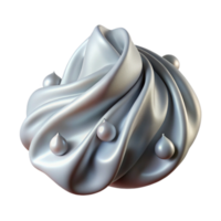 serene artistic Delicate Silken Strand with Dew Isolated professional png