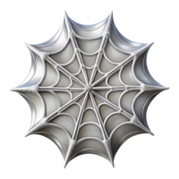 serene rustic Delicate Spiderweb Isolated on Transparent Background Silvery Strands high quality png