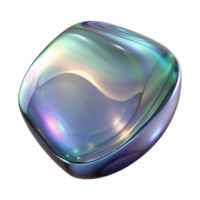 impressive abstract Distorted Glass Reflection Cutout Isolated Element authentic png
