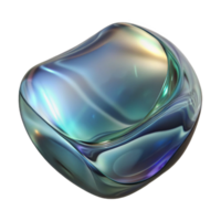 dramatic minimalist Distorted Glass Reflection Cutout Isolated Element genuine png
