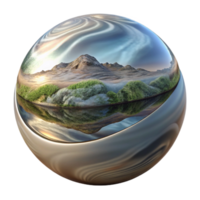 beautiful rustic Distorted Nature Reflection Transparent Background genuine png