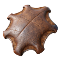 impressive abstract Distressed Leather Texture Cutout with Faded Color Isolated professional png