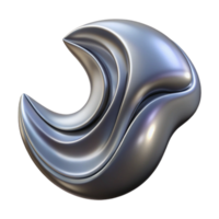 beautiful modern Dynamic Alloy Stream Transparent Background Isolated genuine png