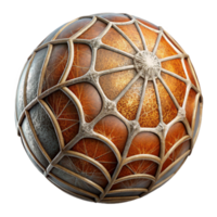 vibrant rustic Fine Web Detail Macro Shot Transparent Background png