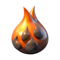 stunning rustic Flickering Embers Cutout on Transparent Background authentic png