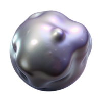 stunning classic Flowing Mercury Blob Isolated Transparent Element png